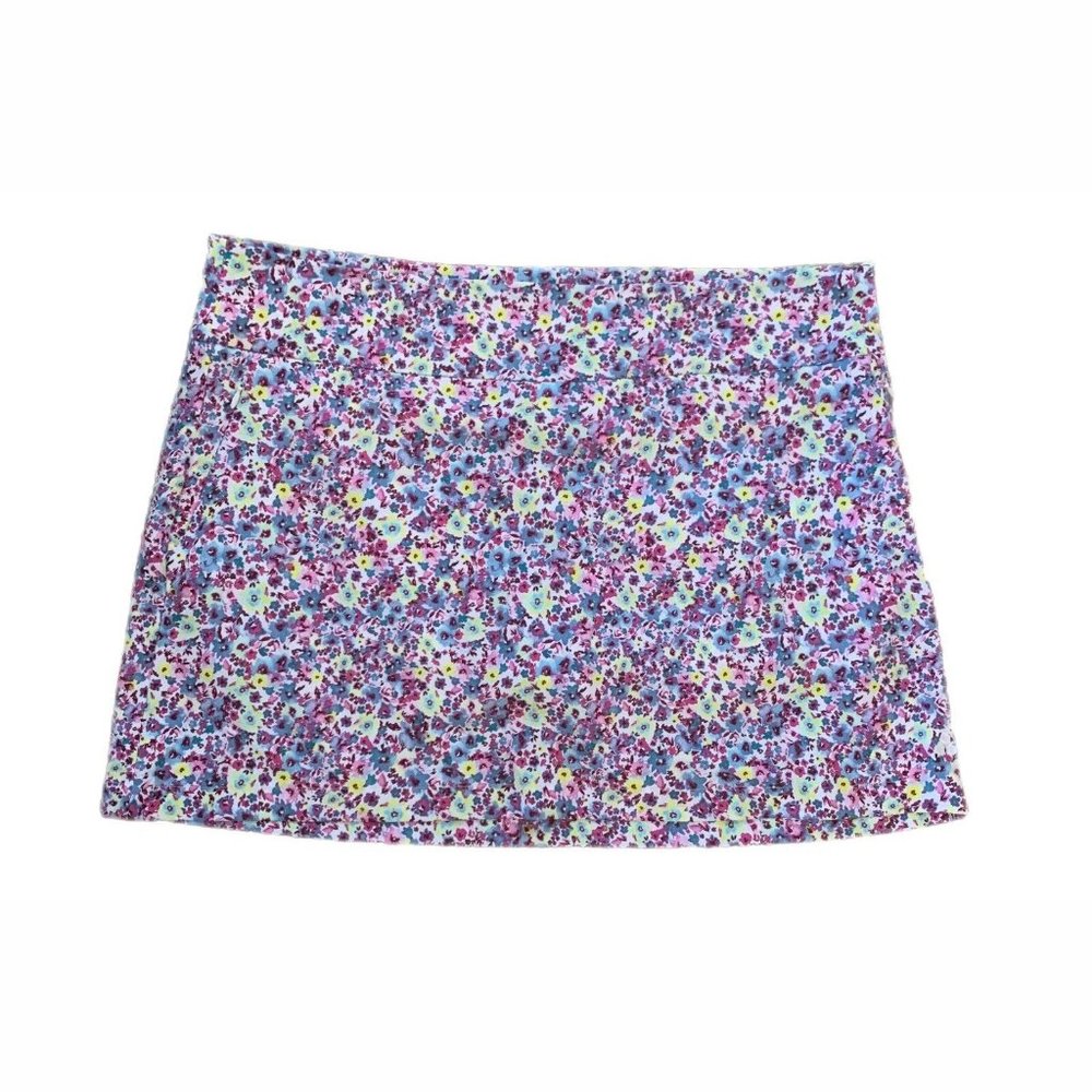 TEK GEAR Womens Pink Floral Skort Skirt Size XL Tennis Golf Activewear